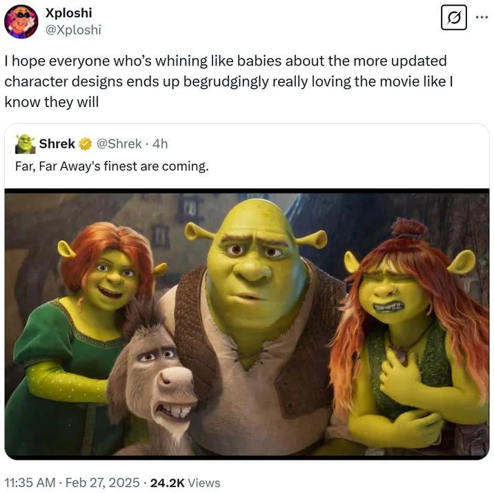 Community post encouraging optimism about film.