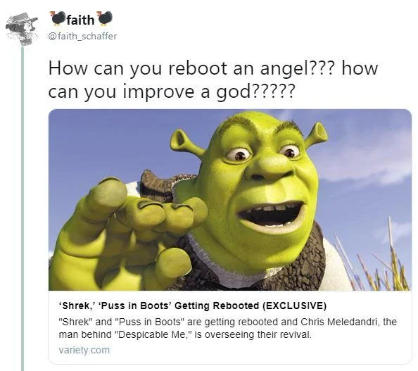 Smash Mouth's Twitter response to Billy Corgan's Shrek soundtrack claim, stating that DreamWorks approached multiple bands before landing on them.