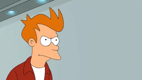 Animated Fry with money gif.