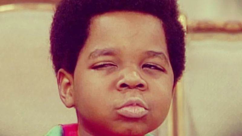 Child's skeptical judgmental side eye.