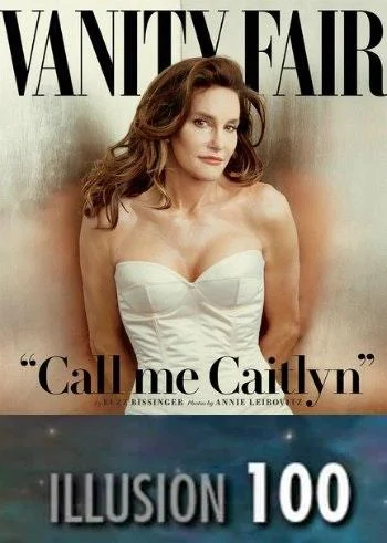 Caitlyn Jenner with Illusion skill overlay.