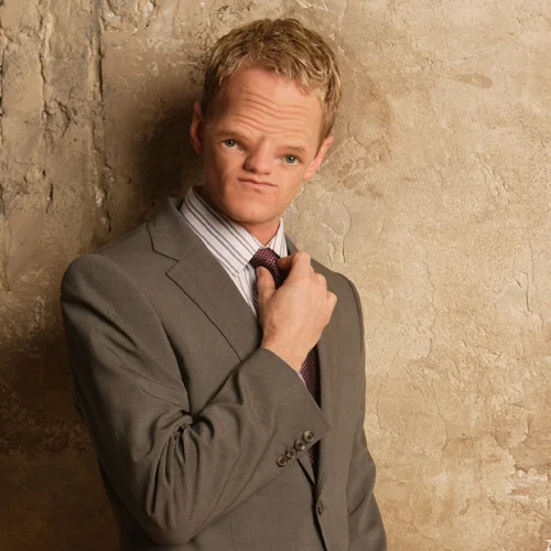 A sloth-facing photoshop of Neil Patrick Harris in a promotional portrait.