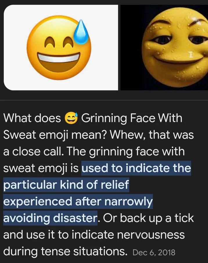 Comparison of standard versus AI emoji.