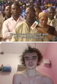 Curly hair selfie exploitation.