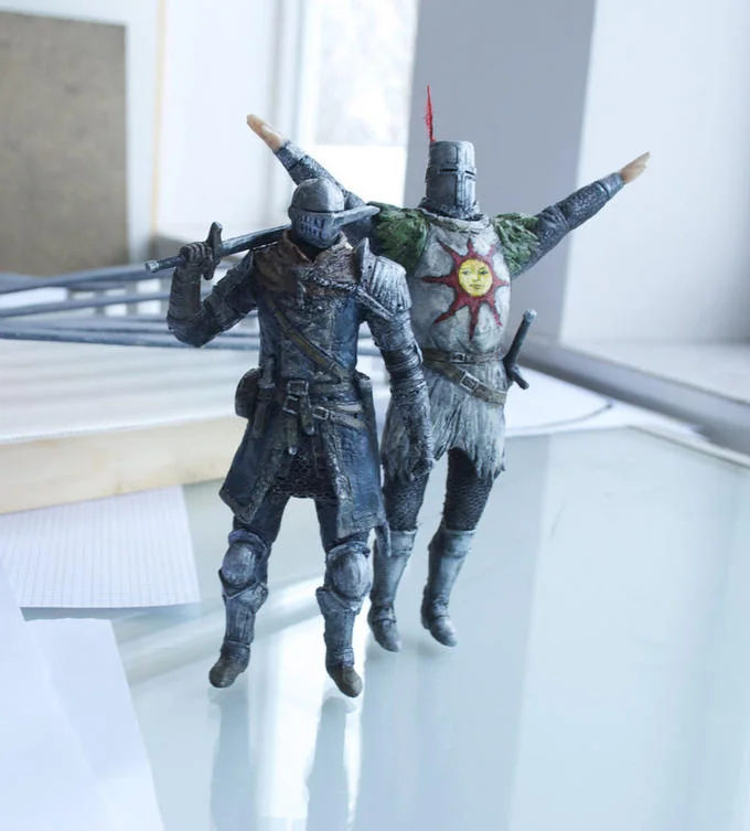 Solaire action figure statue.
