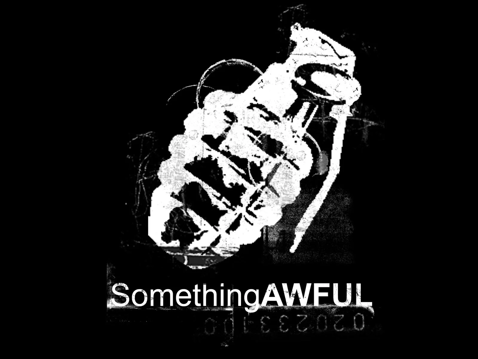 Something Awful logo with grenade.