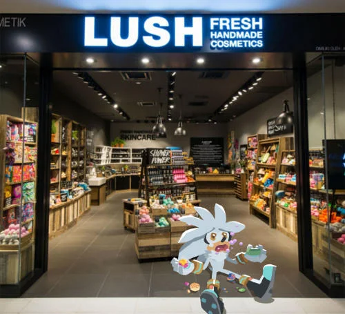 Sonic Characters Walking Into Stores