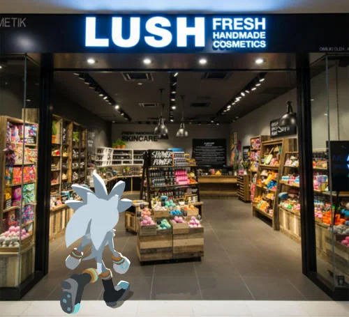 Sonic Characters Walking Into Stores