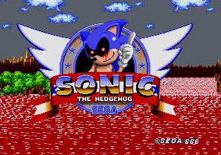 Original Sonic the Hedgehog game title.