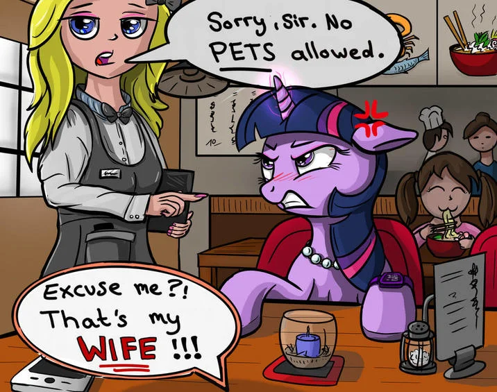 Original Twilight Sparkle wife meme.