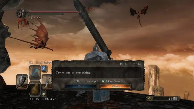 Wings troll message with high rating.