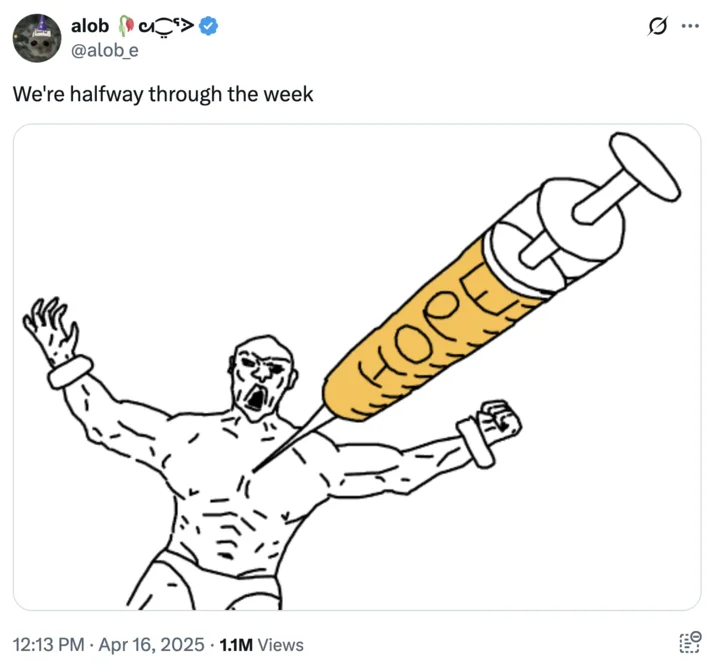 Muscular Soyjak injection meme variant.