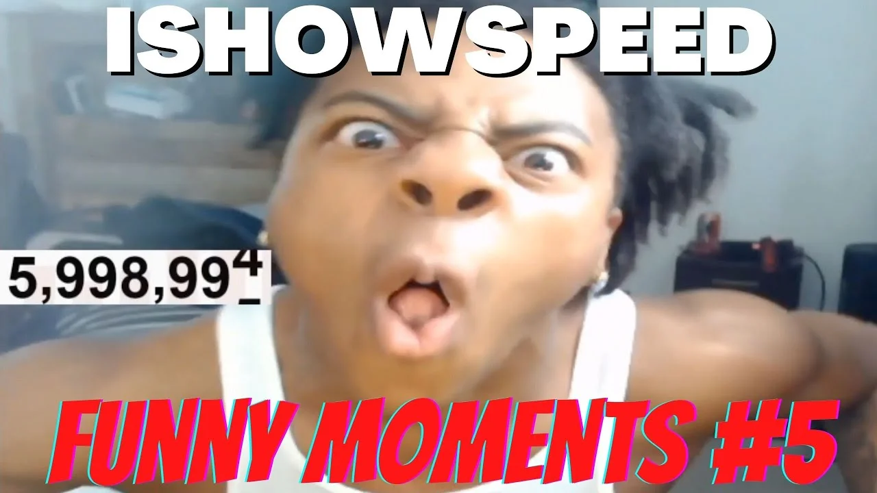 IShowSpeed funny moments reaction.