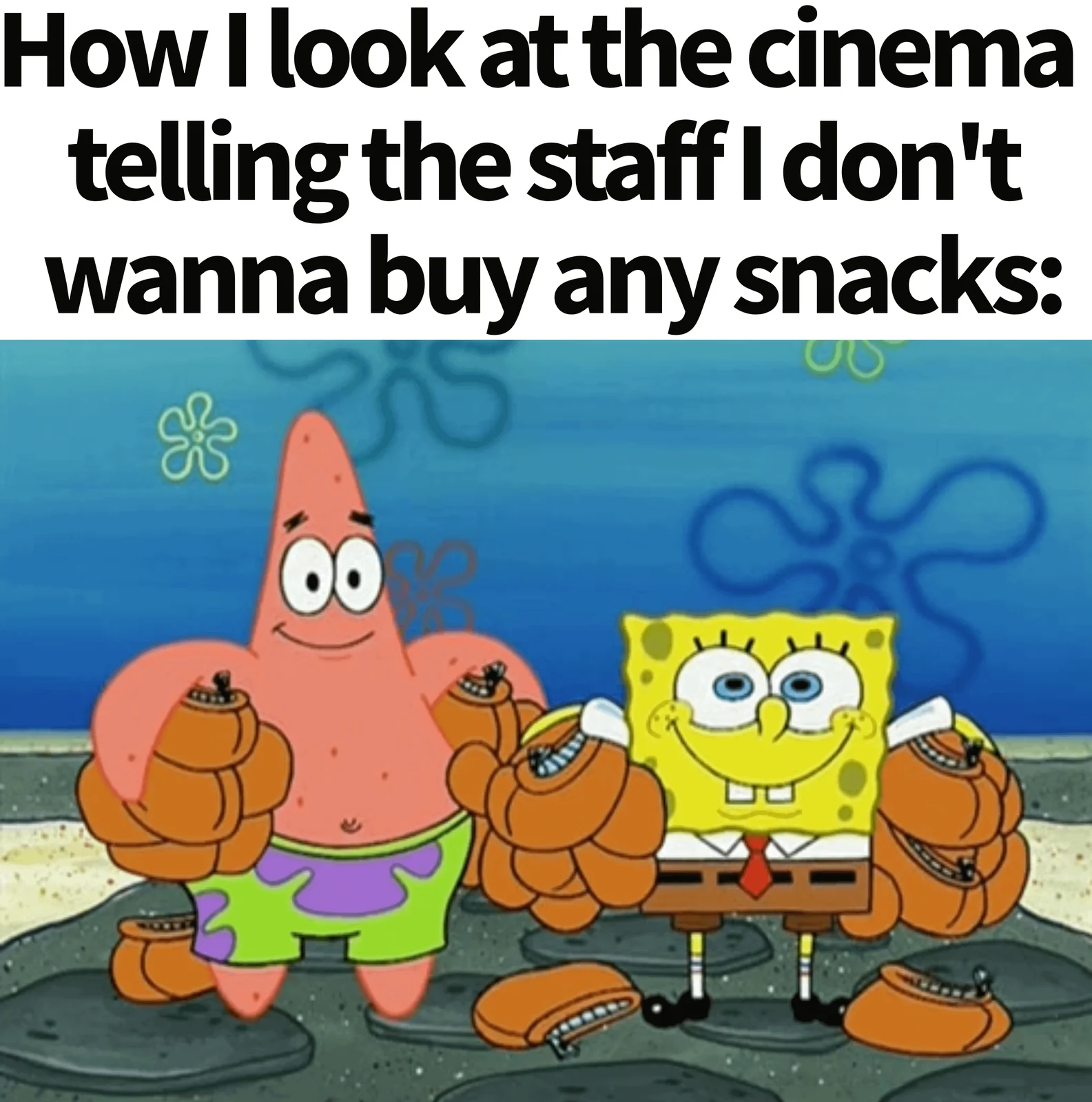 SpongeBob SquarePants basket composure.