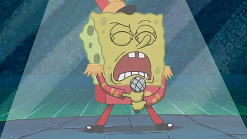 The definitive SpongeBob concert performance moment.