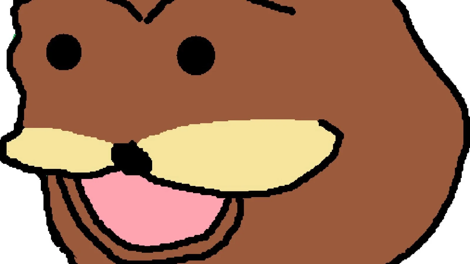Spurdo canonical character design.