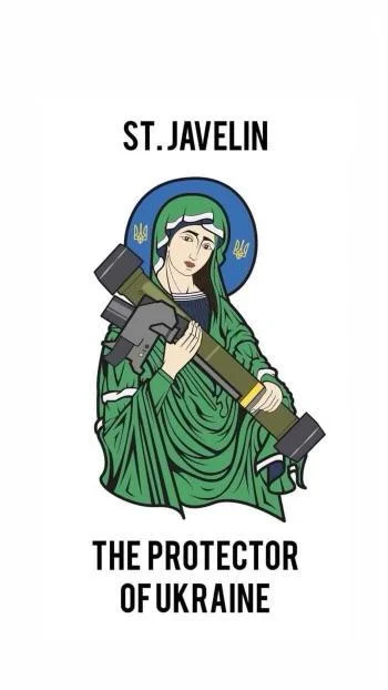 Labeled as Protector of Ukraine.