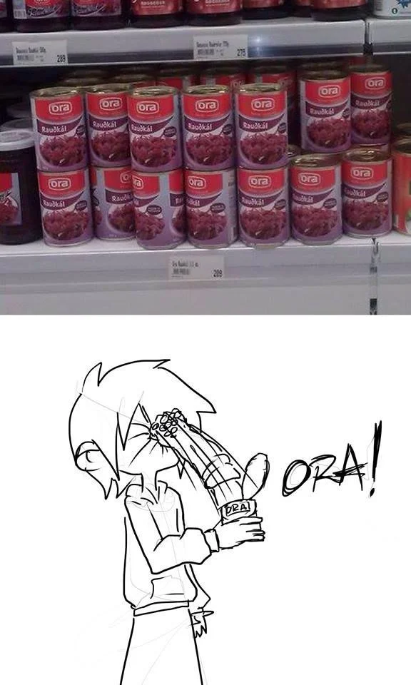 Stand cry applied to shopping situation.