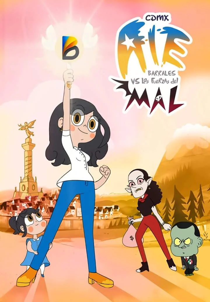 Fan-made Mexican political parody reworking the series title as 'Barrales vs Las Fuerzas del Mal.'