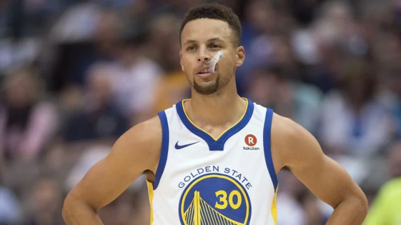 Golden State Warriors guard Stephen Curry, the subject of numerous internet memes centered on his basketball career and personal life.