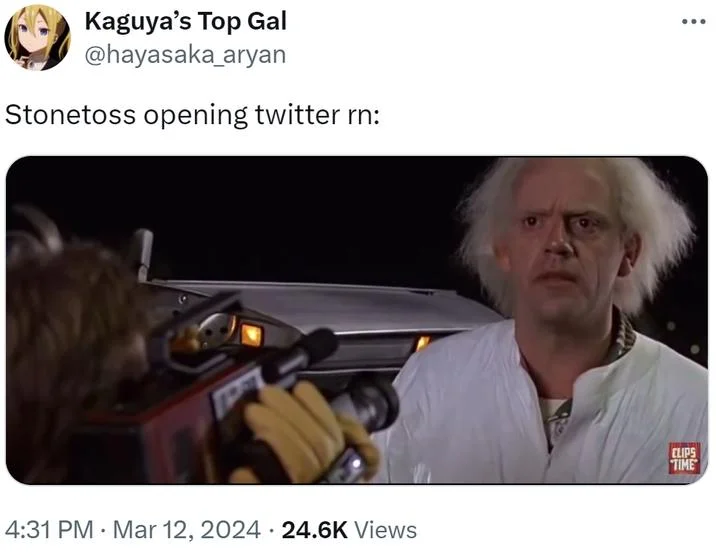 A widely shared reaction tweet using a Star Wars meme to mock the contrast between Stonetoss's white-nationalist online persona and his physical appearance.