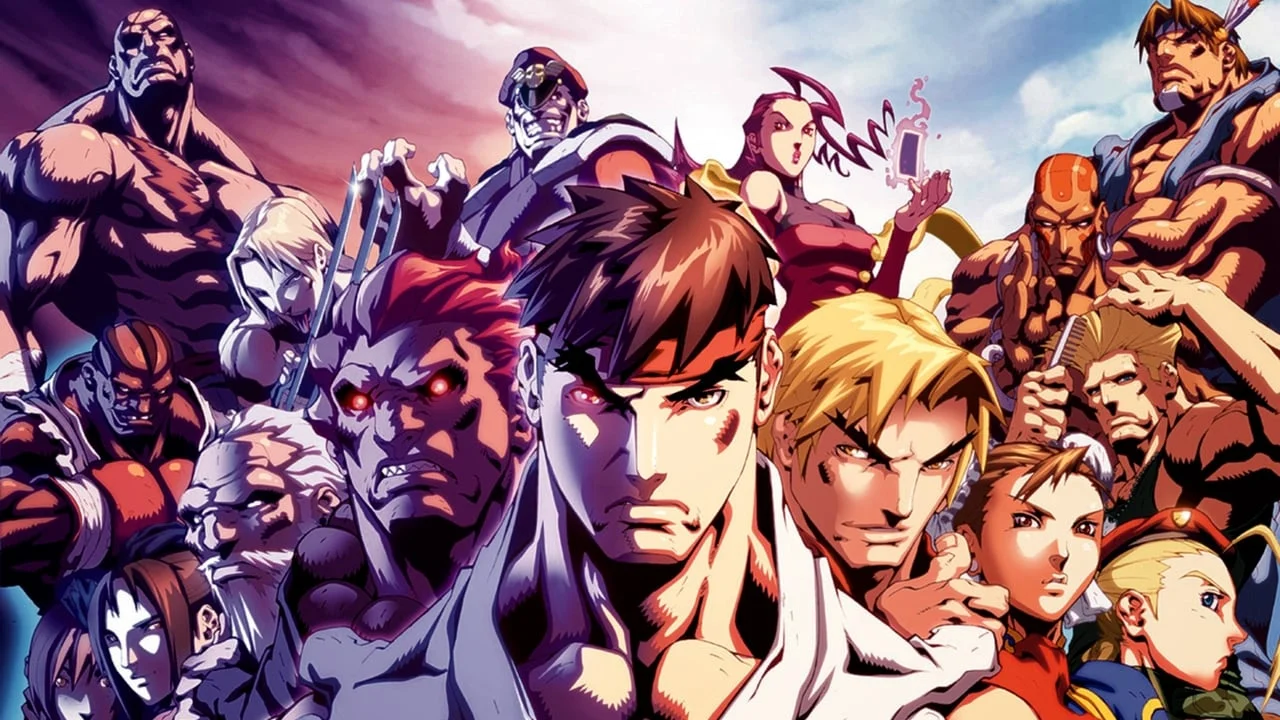 Official Street Fighter key art showcasing the franchise's roster of world warriors.