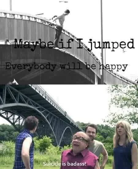Bridge scene with Frank Reynolds reaction.