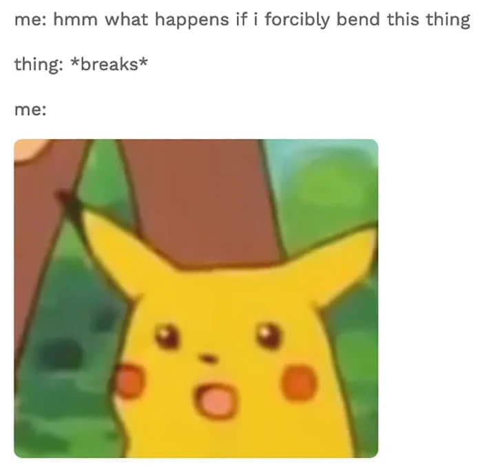 Surprised Pikachu