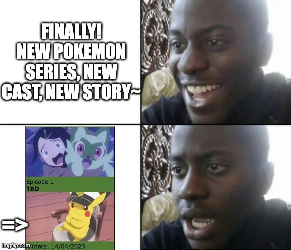 Expectations versus reality meme format.