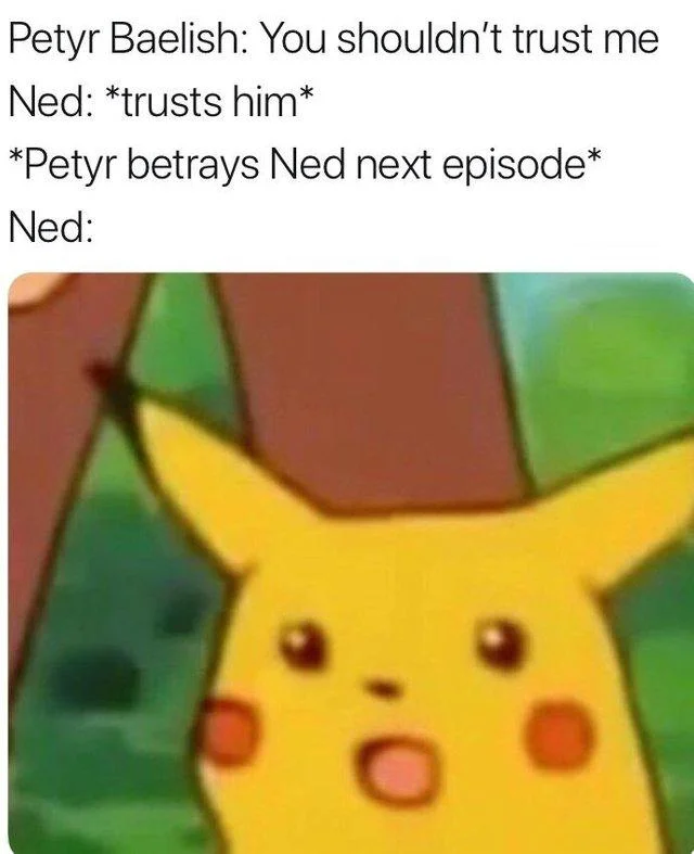 Surprised Pikachu