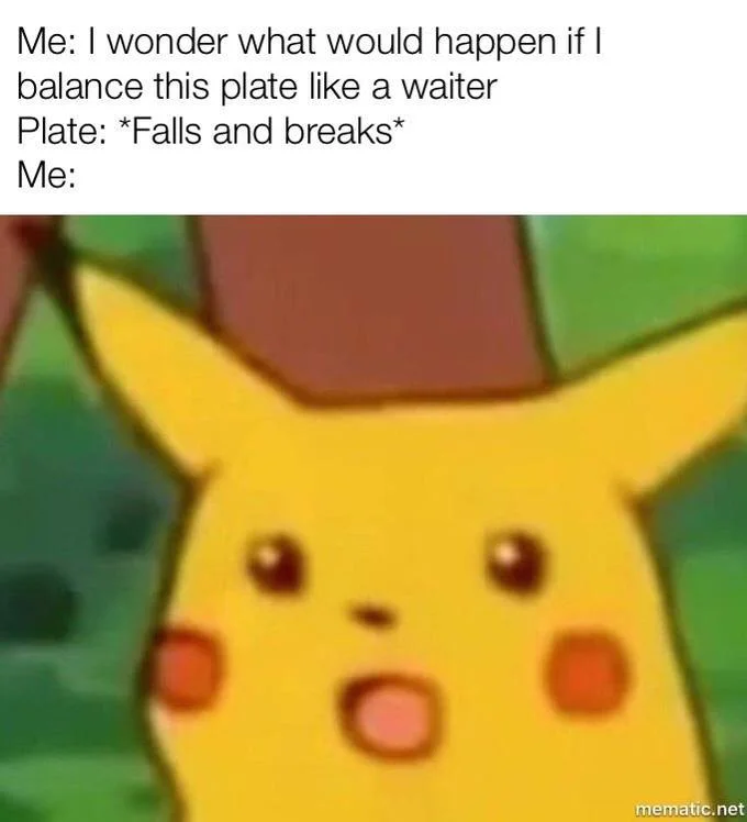 Surprised Pikachu