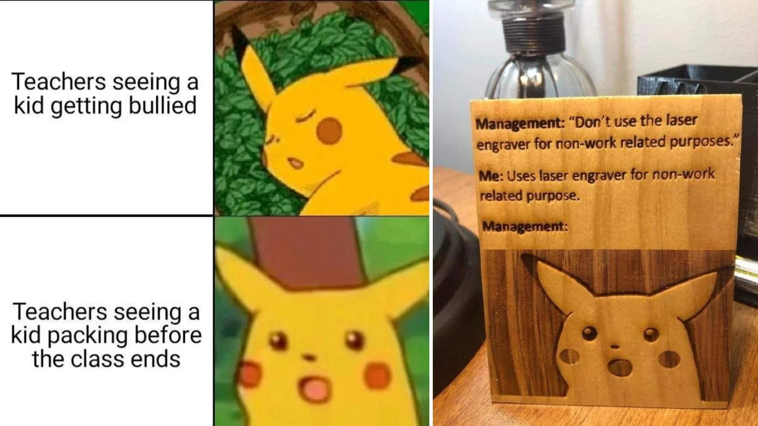 Surprised Pikachu