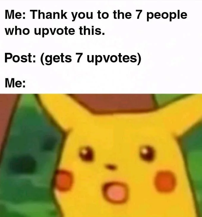 Surprised Pikachu