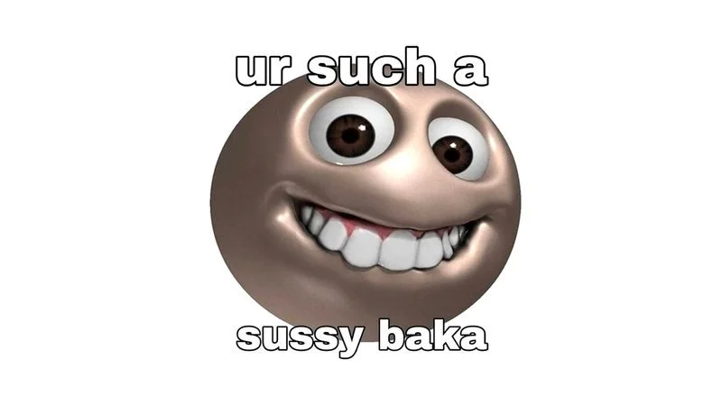 Definitive iconic Sussy Baka image.