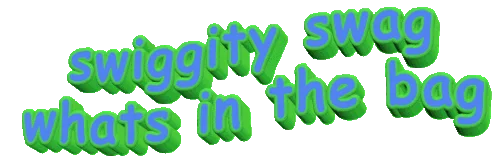 Typographic neon swag animation.