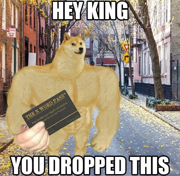 Social pass affirmation meme joke.