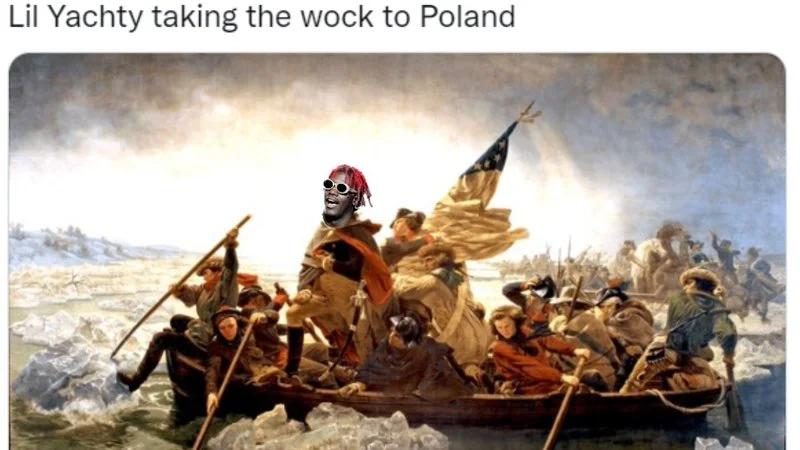 Washington Crossing Delaware iconic version.