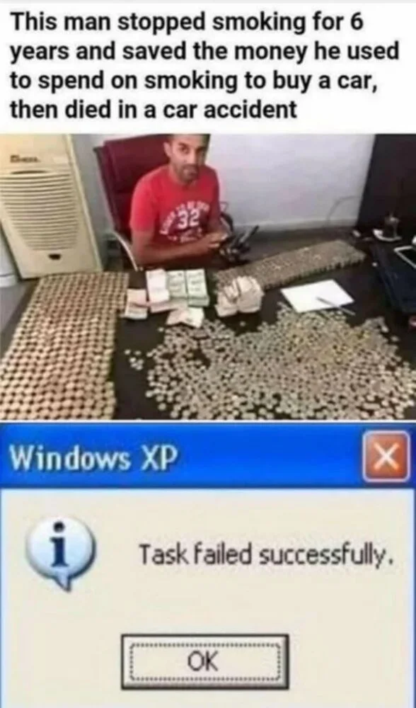 Ironic success with task failed message.