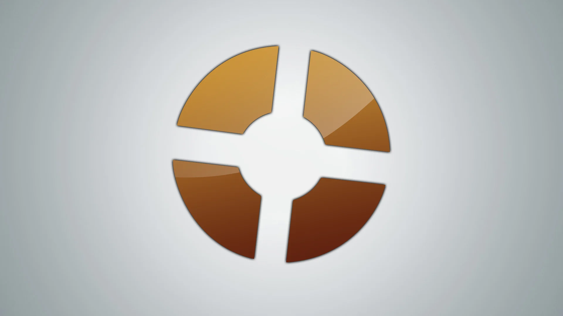 The official logo for Valve's Team Fortress 2, released in 2007.