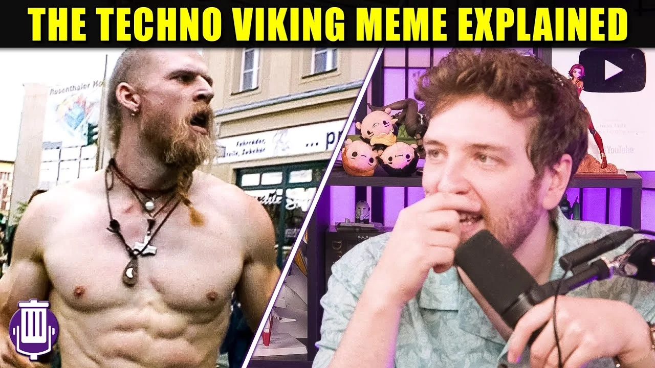 Meme explained reaction video thumbnail.