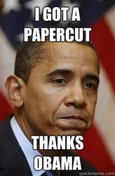 Papercut trivial inconvenience.