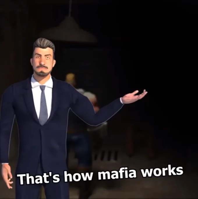 A cleaner cropped version of the source screencap used as the standard reaction template.