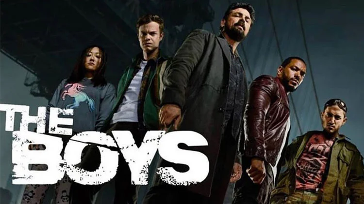 Promotional poster for the Amazon Prime Video adaptation of 'The Boys'.