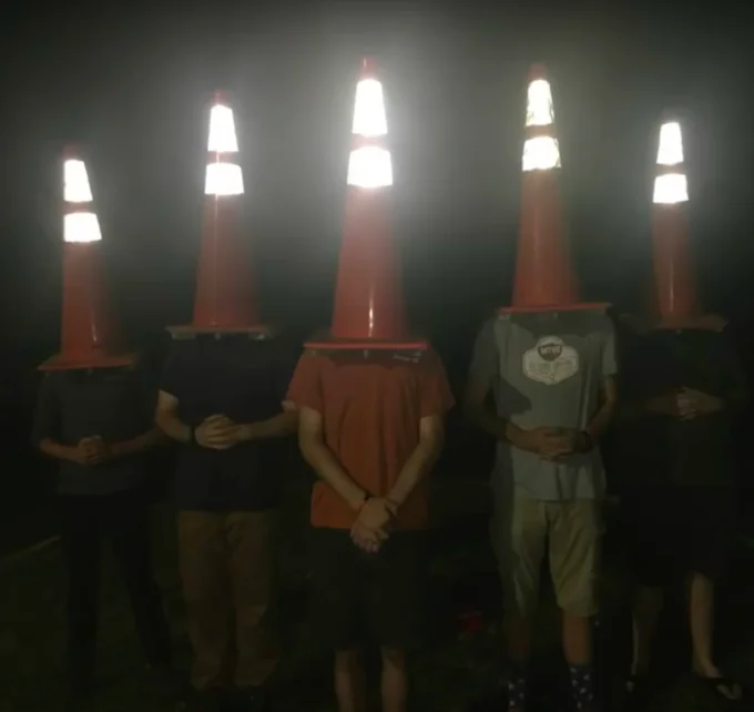 Blank template version of the 'Council' image commonly used to create captioned meme variations.