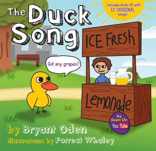 Cover of The Duck Song children's book by Bryant Oden, adapted from the viral YouTube song.