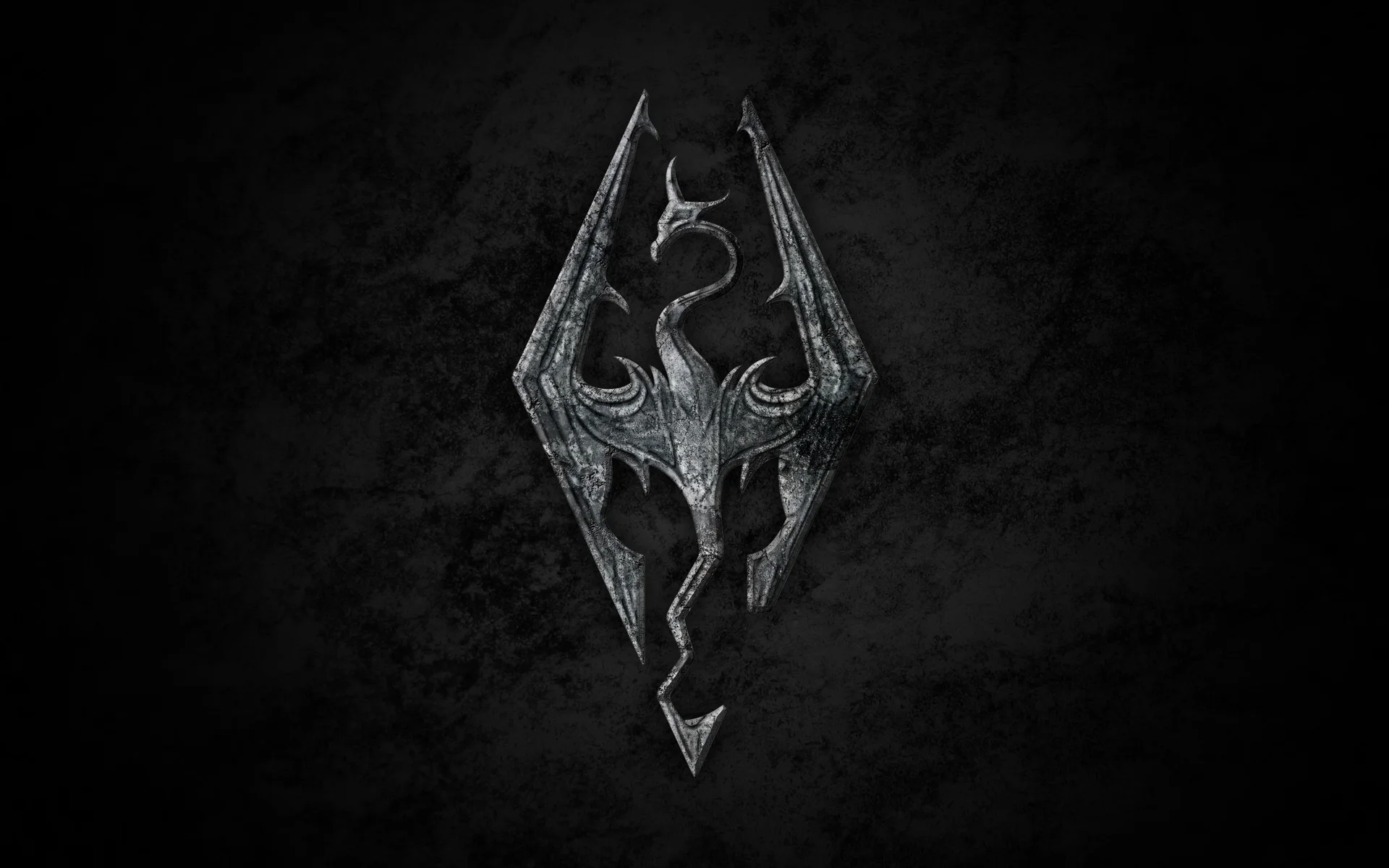 The Elder Scrolls V: Skyrim dragon emblem, commonly used as the series' modern visual identifier.