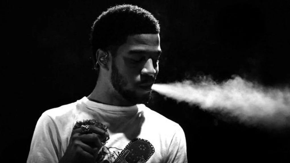 Kid Cudi, whose song 'Day 'n' Nite' is the source of the lyric 'the lonely stoner seems to free his mind at night.'