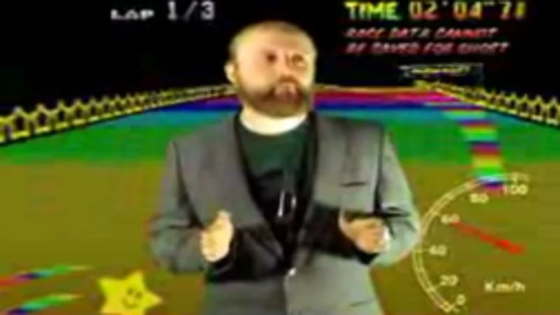 Mark Kump in original Rainbow Road song video.