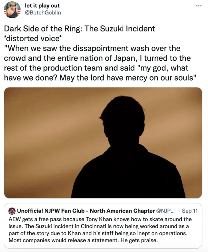 Dark Side parody of the incident.