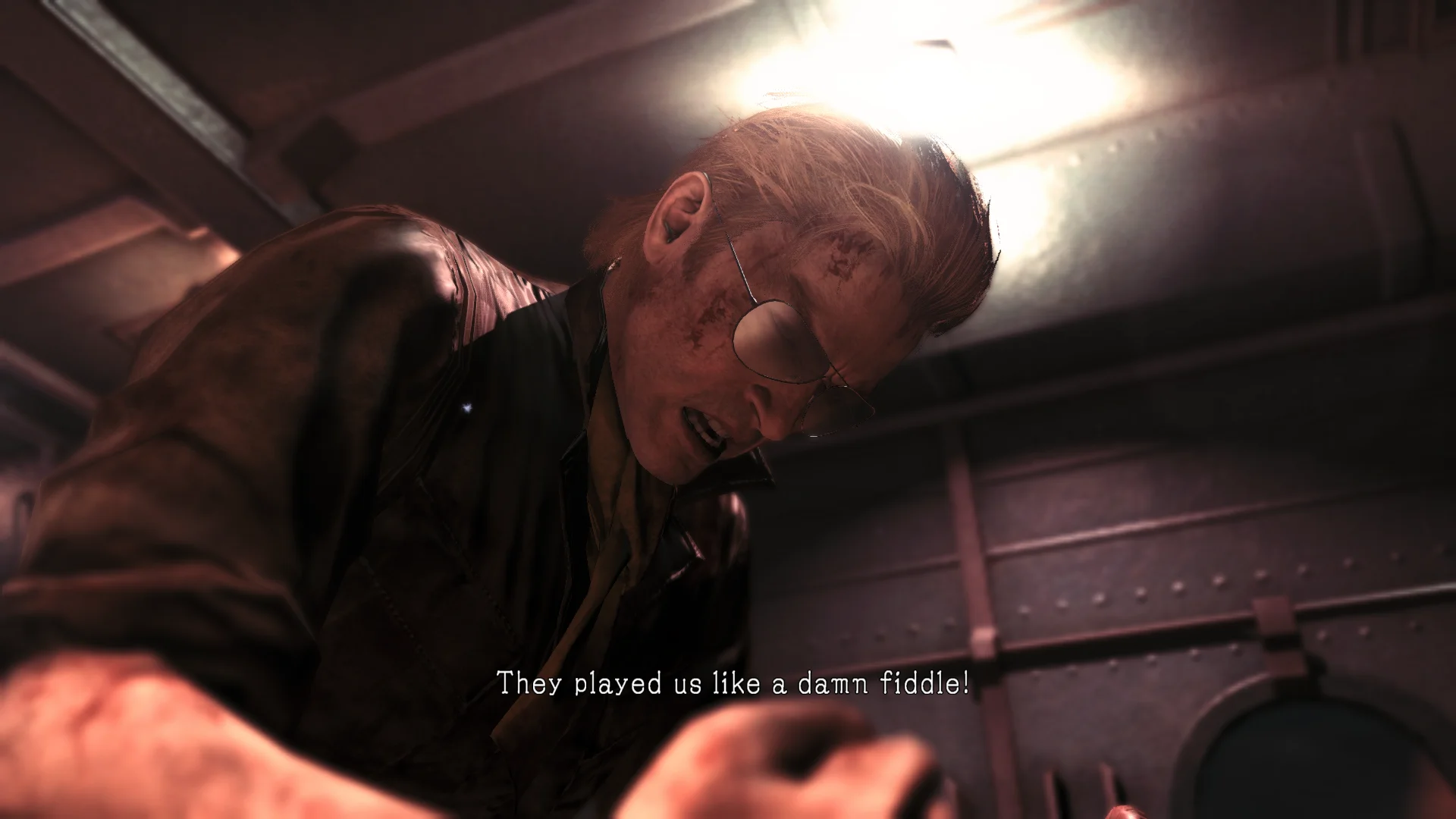The original scene from Metal Gear Solid V: The Phantom Pain in which Kazuhira Miller delivers the now-iconic line that spawned the meme.
